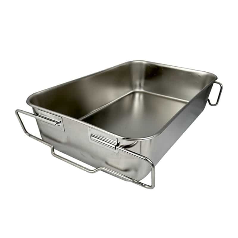 杉山工業 18-8給食バット・運搬型半カールフラットフランジ SK-6038X 28L SA1880 1個（ご注文単位1個）【直送品】