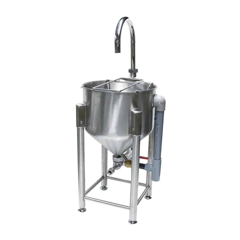 スギコ産業 ドラフト洗米機 水圧式 7kg用 SA1915-RWO-28N 1個(ご注文単位1個)【直送品】