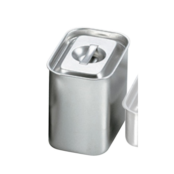 >スギコ産業 18-8 角型ベインマリーポット フタ付 手無 165×116×H160mm SA0857-SH-3100NH 1個（ご注文単位1個）【直送品】