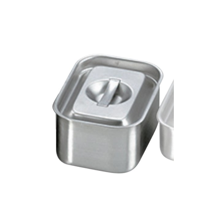 スギコ産業 18-8 角型ベインマリーポット フタ付 手無 165×116×H75mm SA0858-SH-3110NH 1個（ご注文単位1個）【直送品】