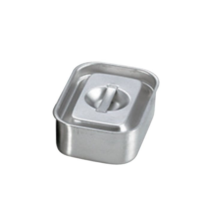 スギコ産業 18-8 角型ベインマリーポット フタ付 手無 165×116×H55mm SA0859-SH-3120NH 1個（ご注文単位1個）【直送品】