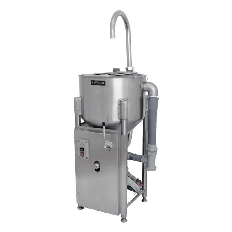 スギコ産業 ドラフト洗米機 電動式 10kg用 SA2226-RW-38BN 1個（ご注文単位1個）【直送品】