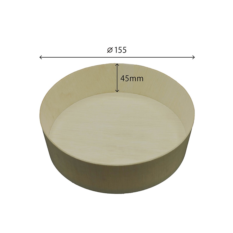 弁当容器 ファルカタ丸 本体 155-H45 25枚/袋(ご注文単位12袋)【直送品】