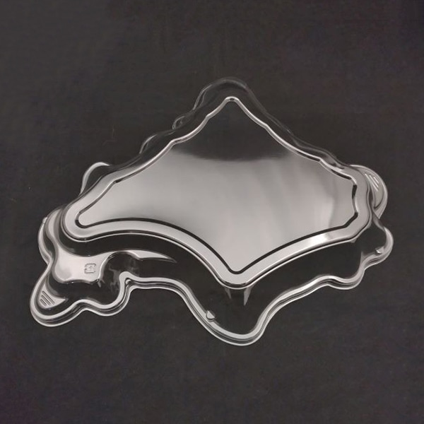 ニシキ プラスチック皿 北の大地 フタ  10枚/袋（ご注文単位10袋）【直送品】