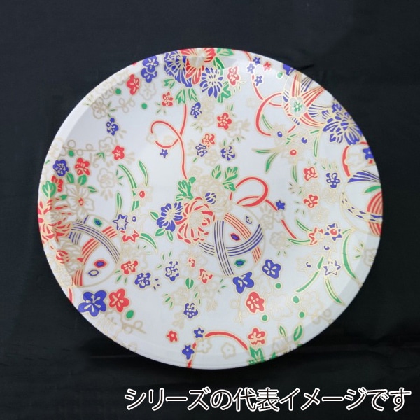 ニシキ プラスチック皿 丸皿 D-22 手まり 25枚/袋(ご注文単位12袋)【直送品】