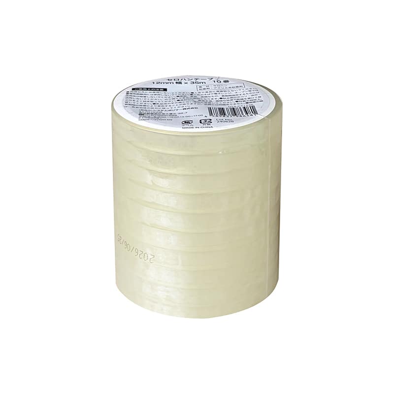 ラクスフォート セロハンテープ 12mm×35m 芯76mm OTS-CT1235 10巻/パック（ご注文単位30パック）【直送品】