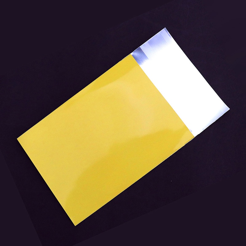 ナニワパック アルミ蒸着袋 テープ付 イエロー YLAT7-9.5 100枚入 100枚/袋（ご注文単位10袋）【直送品】