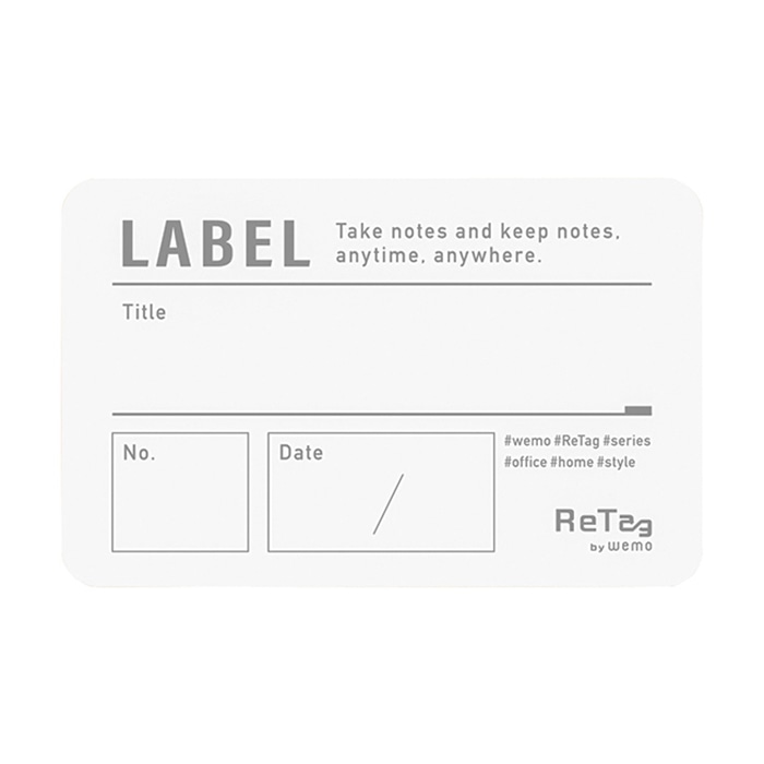 RETAG　ラベルシール　RT-LS 2枚  10個/箱（ご注文単位1箱）【直送品】