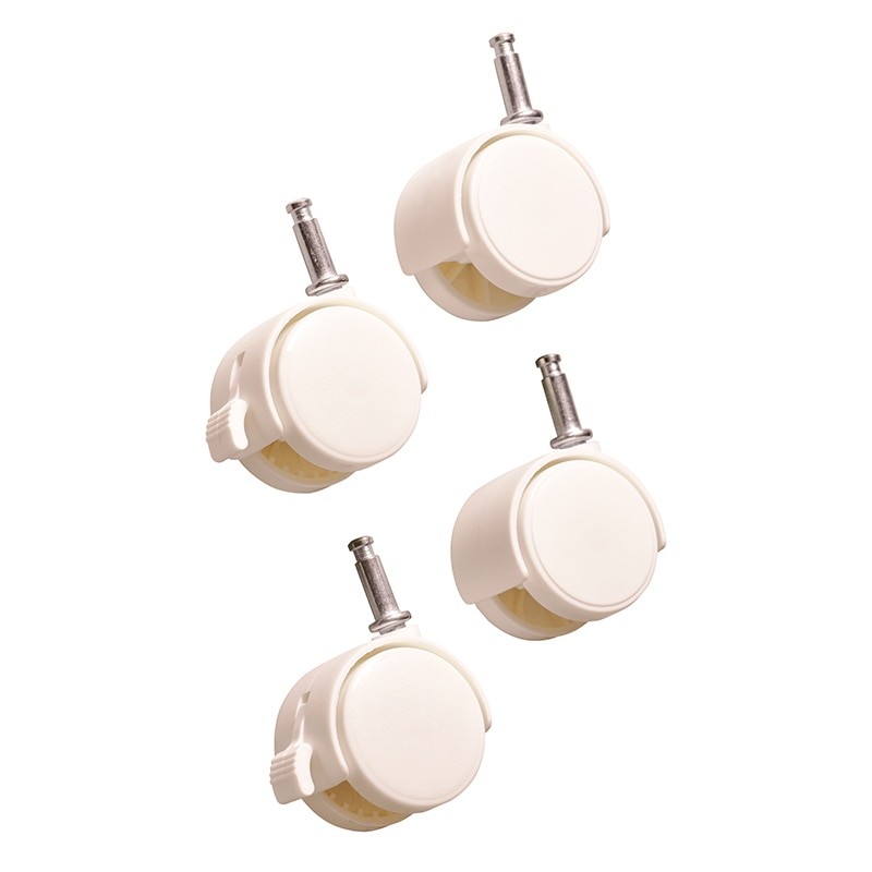 リブウェル プラストベーシック キャスター4個セット ストッパー付き  1セット（ご注文単位20セット）【直送品】