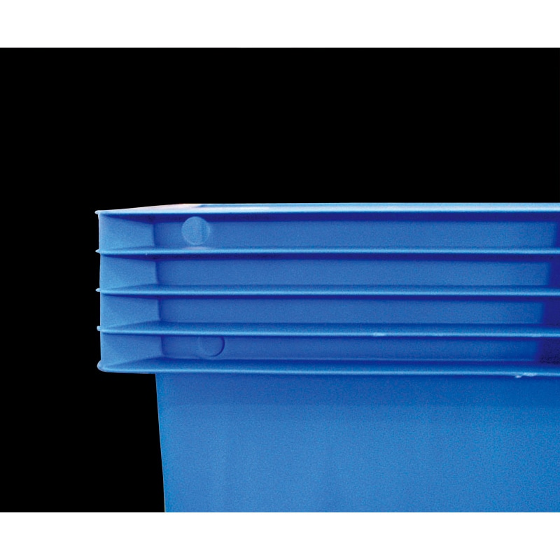 リブウェル プラスチックコンテナ キヴォトス 1000 ブルー 1個(ご注文単位1個)【直送品】