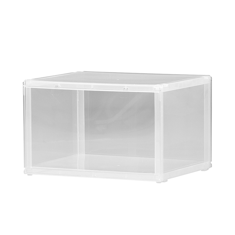 リブウェル 収納ケース バスクル  オールクリア 1個（ご注文単位12個）【直送品】