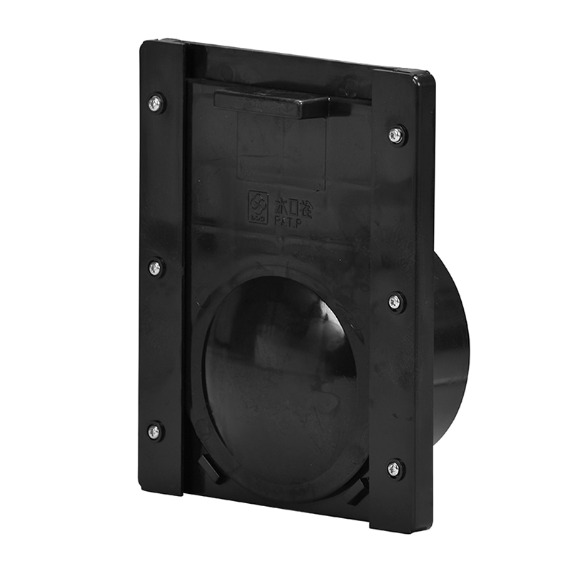 リブウェル 水口栓 100 ブラック 1個（ご注文単位24個）【直送品】