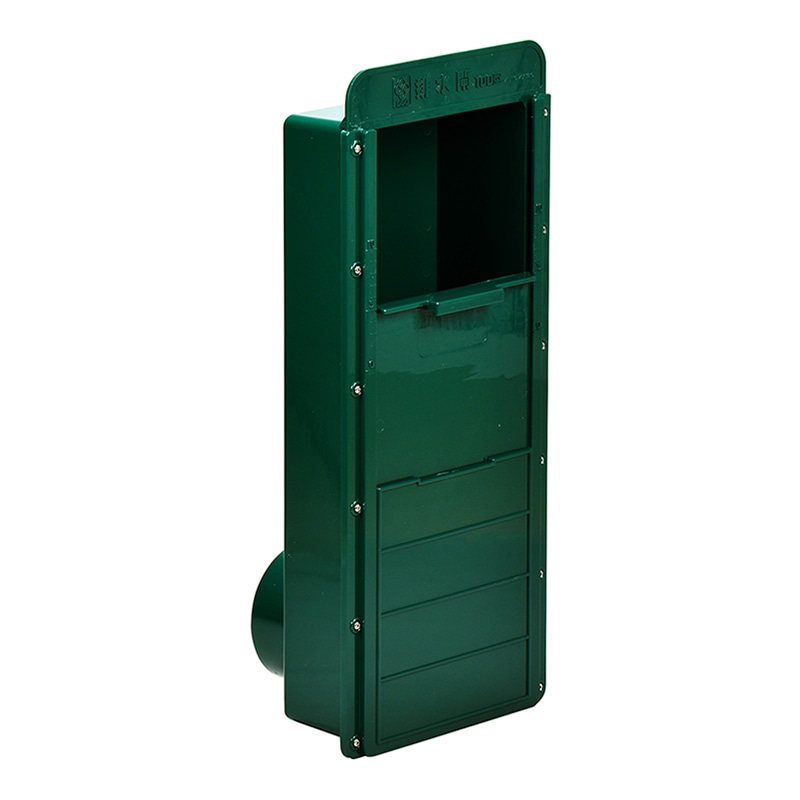 リブウェル 排水閘 100 グリーン 1個（ご注文単位8個）【直送品】