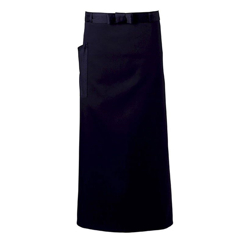 サーヴォ 男女兼用 エプロン ロング丈 F ネイビー CA1636 1枚（ご注文単位1枚）【直送品】