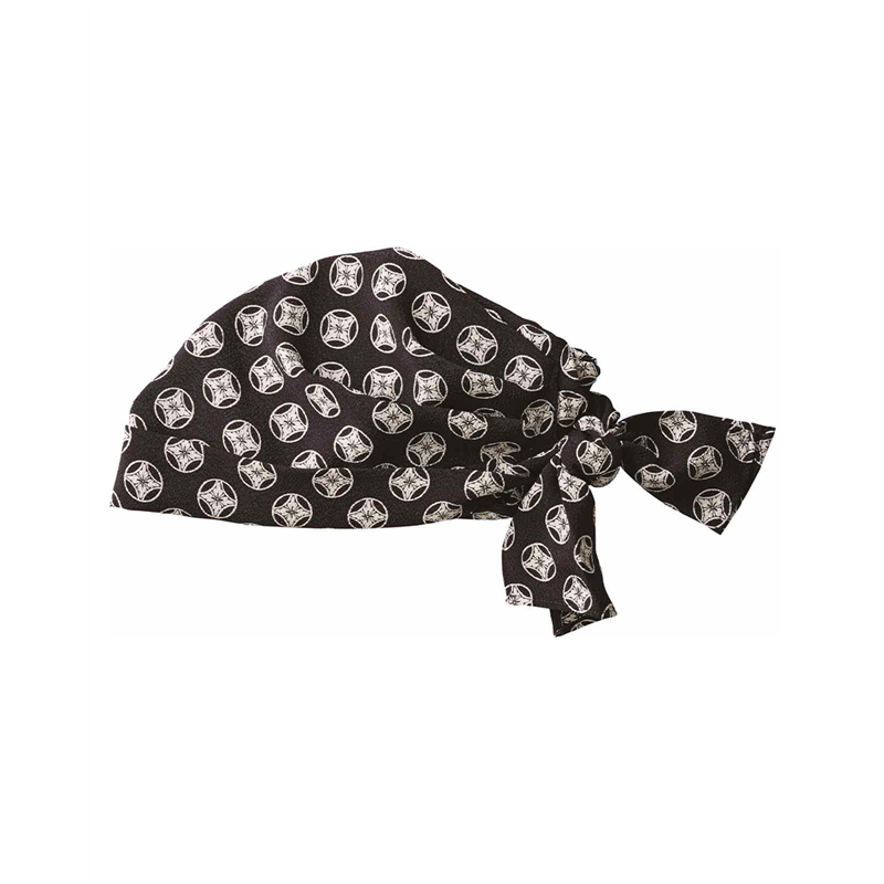 サーヴォ 男女兼用 バンダナ帽 F 丸に花菱 SACU-1709-K7 1箱（ご注文単位1箱）【直送品】