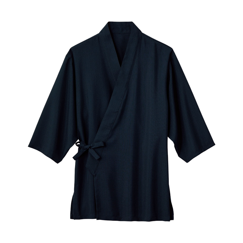 サーヴォ 男女兼用 作務衣 上衣 4L 藍 SBLU-1702-K3 1枚(ご注文単位1枚)【直送品】