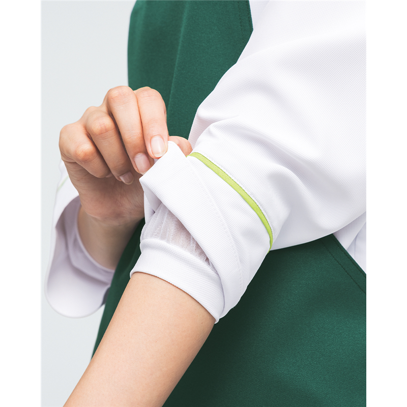 サーヴォ 男女兼用 七分袖コート 3L グレー DP1000-B1 1枚（ご注文単位1枚）【直送品】