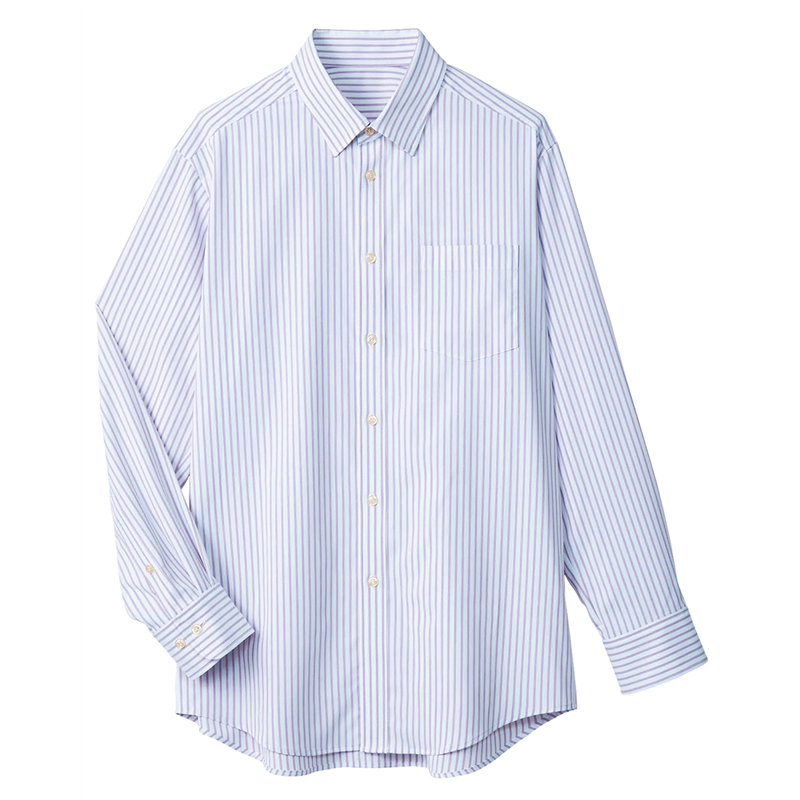 サーヴォ 男女兼用 シャツ 長袖 M ラズベリー SW1500-E6 1枚(ご注文単位1枚)【直送品】