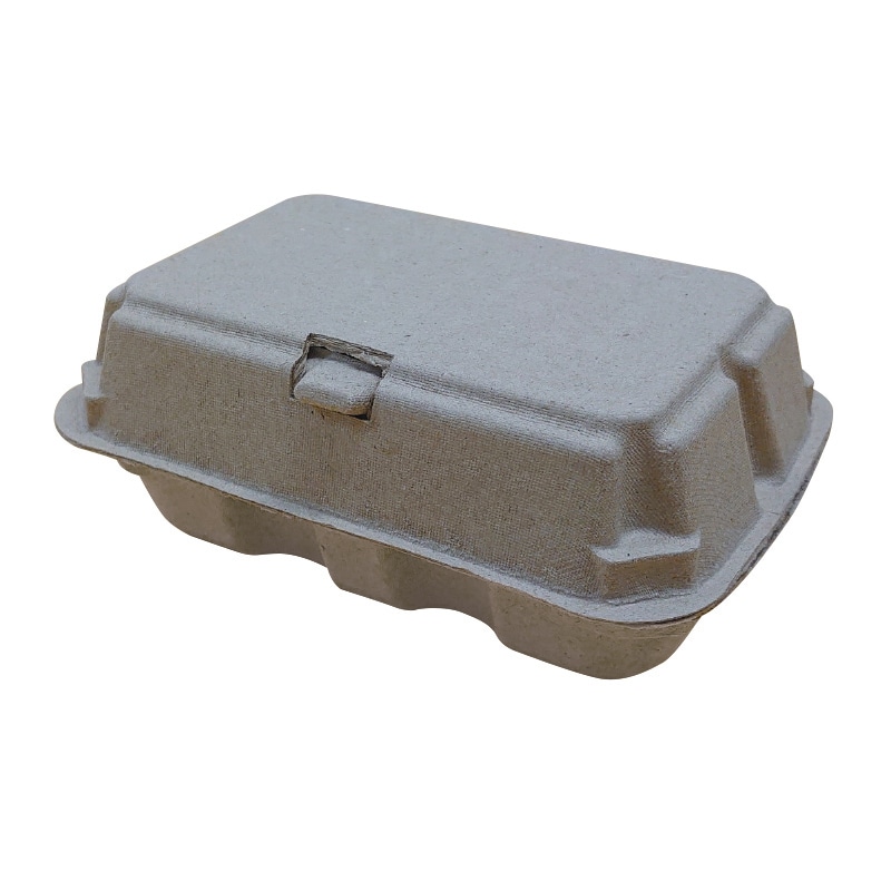 日本モウルド工業 パルプモールド容器 パルボックス 小 茶 42052 200枚/箱（ご注文単位1箱）【直送品】