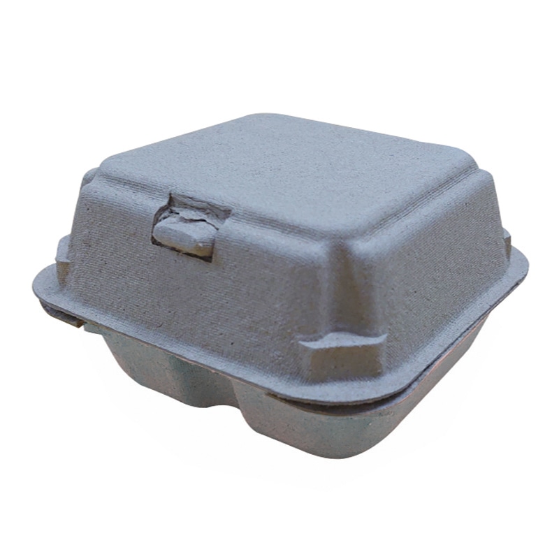 日本モウルド工業 パルプモールド容器 パルボックス ミニ 茶 42042 200枚/箱（ご注文単位1箱）【直送品】