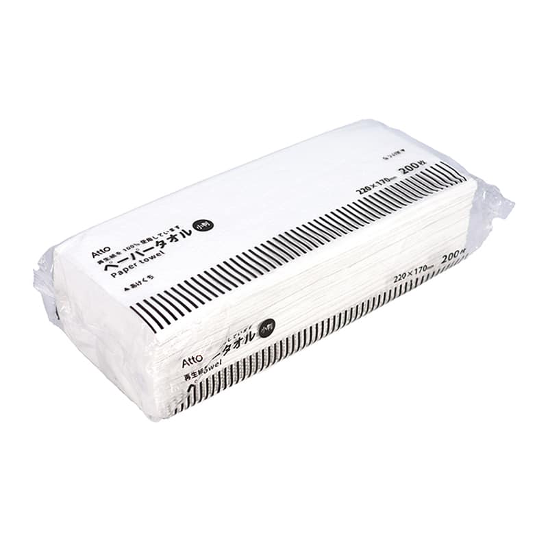 あっと ペーパータオル 小判 200枚入 A533265 1個（ご注文単位60個）【直送品】