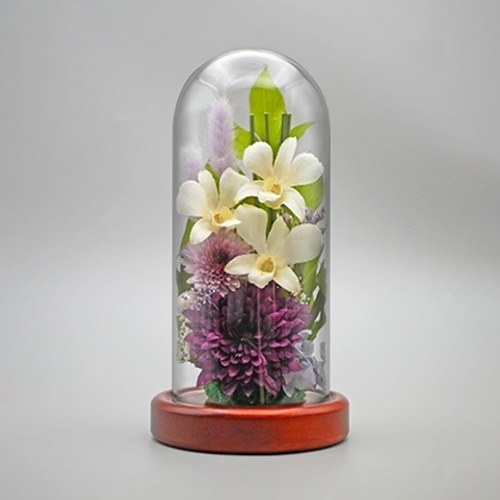 Luna ドライフラワーアレンジメント 心結～みゆう 大 ニヤト 白 23005‐004 1個（ご注文単位1個）【直送品】