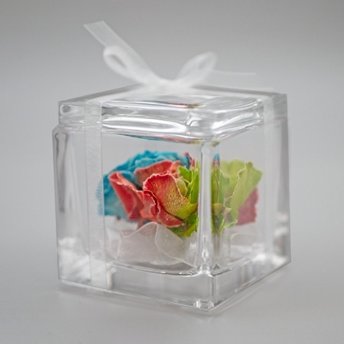 Luna ドライフラワーアレンジメント キュブ・ドゥ・シエル カーネーション 23008‐001 1個(ご注文単位1個)【直送品】