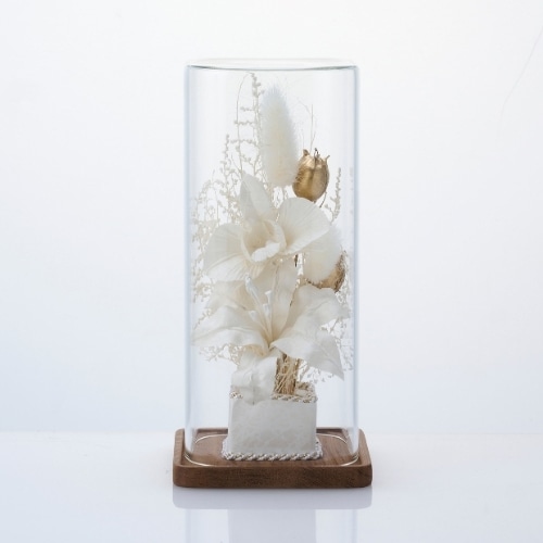 Luna ドライフラワーアレンジメント 無垢 小 ブラウン 23011‐001 1個（ご注文単位1個）【直送品】