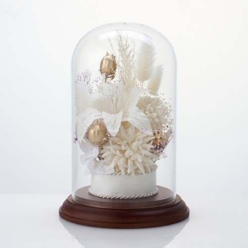 Luna ドライフラワーアレンジメント 無垢 大 23011‐002 1個（ご注文単位1個）【直送品】