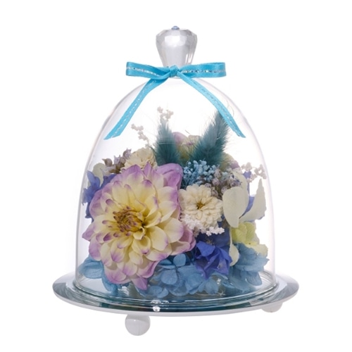 Luna ドライフラワーアレンジメント ミュゼフルール 青 23003-002 1個(ご注文単位1個)【直送品】