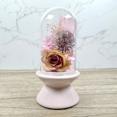 Luna ドライフラワーアレンジメント プチエトワール 桃 23004-004 1個（ご注文単位1個）【直送品】