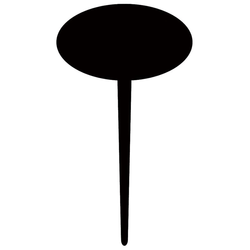 オーバルスティック(6枚入)590706BK 1個(ご注文単位1個)【直送品】