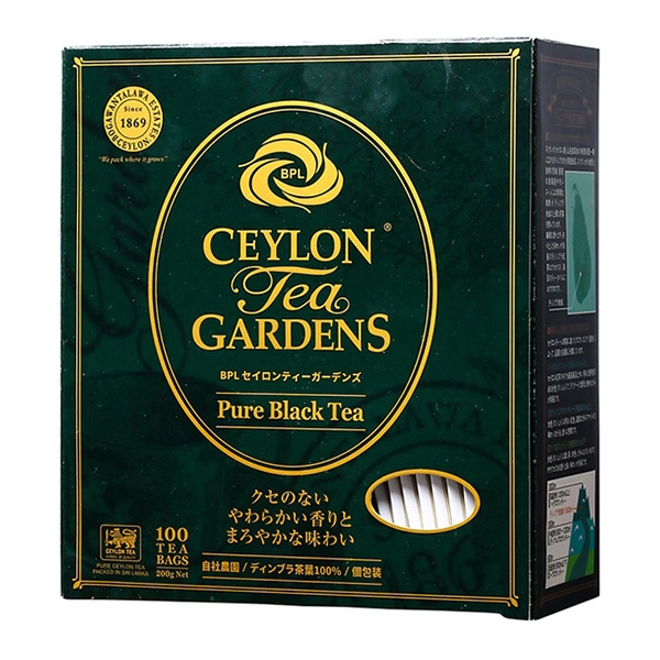 セイロン　ティーガーデンズ　ピュアブラックティー 2g×100個 常温 1個※軽（ご注文単位1個）※注文上限数12まで【直送品】