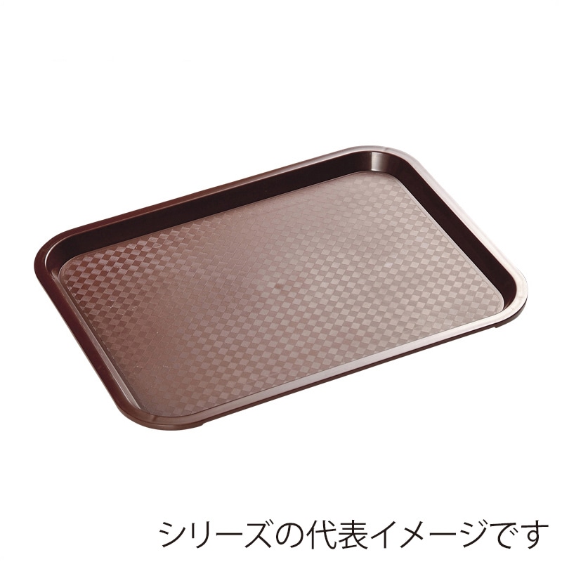 SUNNEX ファーストフードトレー L ブラウン 81340C 1枚（ご注文単位1枚）【直送品】