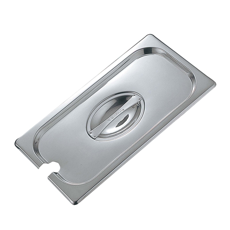 18-8 サネックス ホテルパンカバー 切込付 13816AE 2/4 1個(ご注文単位1個)【直送品】