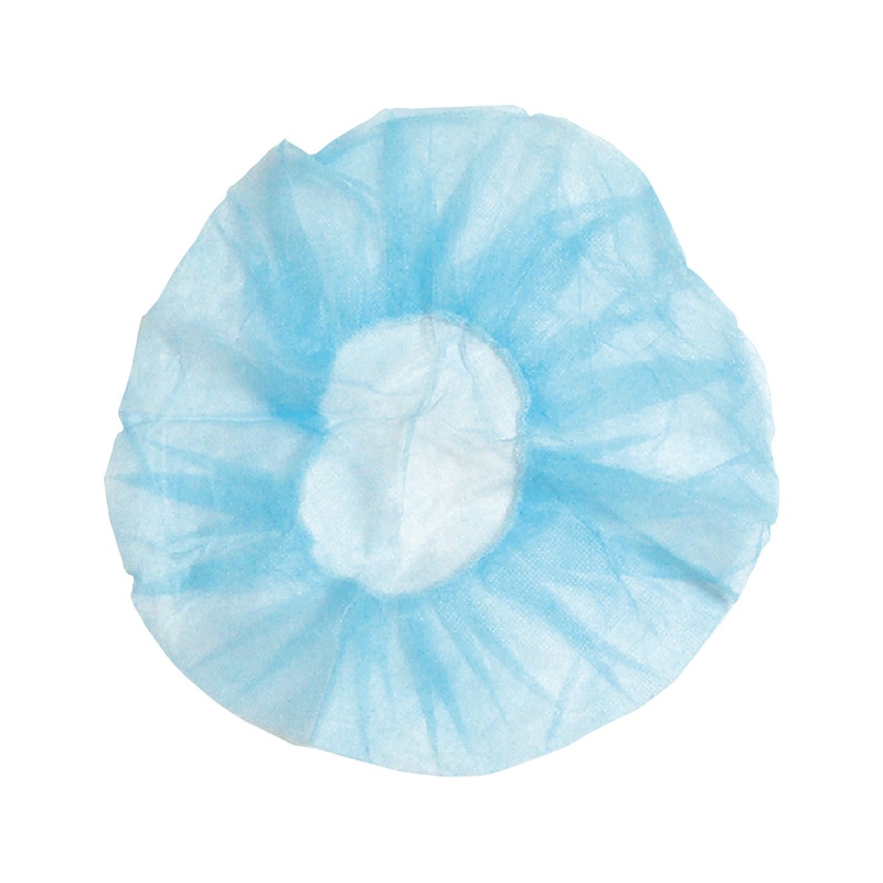 メディコムジャパン セーフベーシック ブーファントキャップ フリーサイズ ブルー SFBJCP8482 100枚/箱(ご注文単位6箱)【直送品】