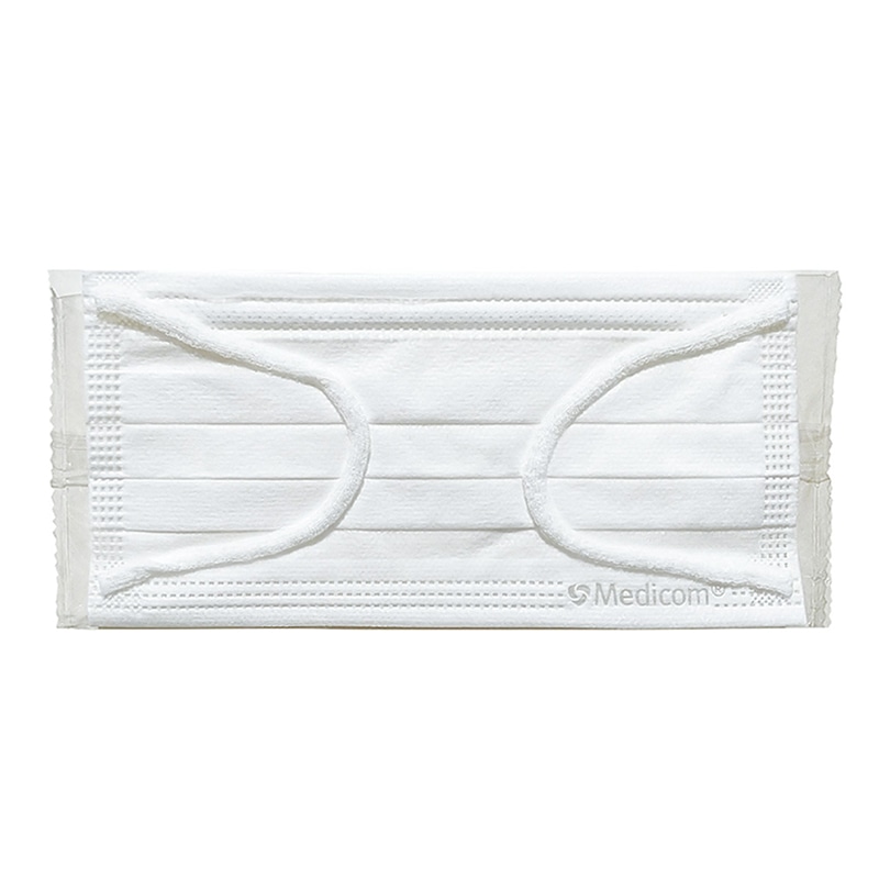 メディコムジャパン メガネが曇りにくいマスク ホワイト ふつう 40枚入 個包装 JMK200614 1枚/箱(ご注文単位40箱)【直送品】