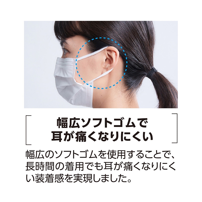 メディコムジャパン メガネが曇りにくいマスク ホワイト ふつう 40枚入 個包装 JMK200614 1枚/箱(ご注文単位40箱)【直送品】