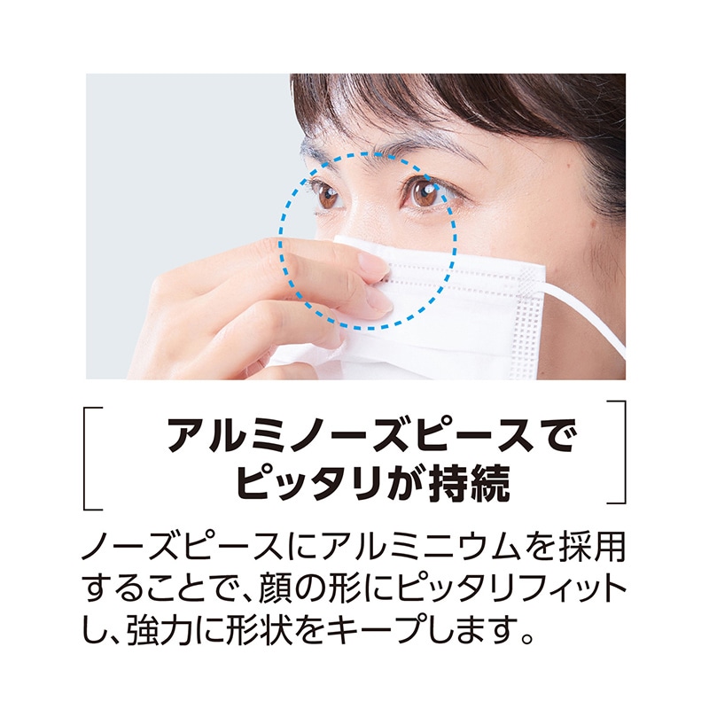 メディコムジャパン メガネが曇りにくいマスク ホワイト ふつう 40枚入 個包装 JMK200614 1枚/箱(ご注文単位40箱)【直送品】