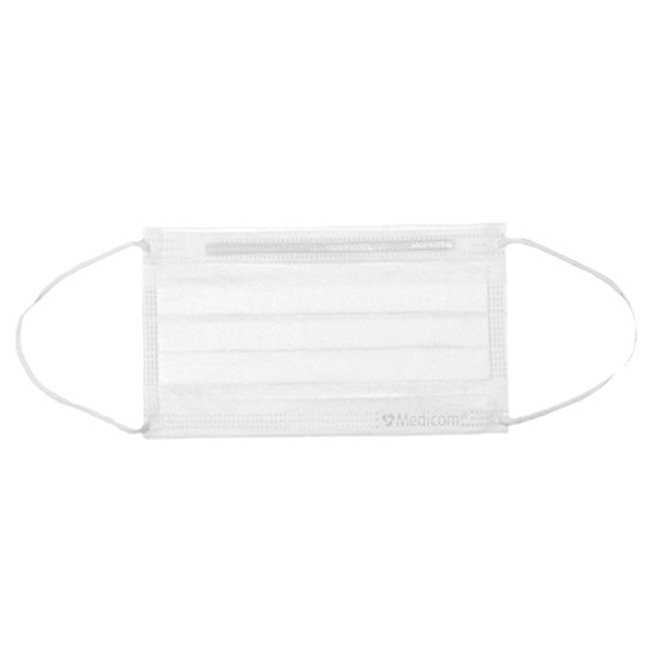 メディコムジャパン プロレーンマスク S ホワイト PLE002714S 50枚/箱(ご注文単位40箱)【直送品】