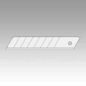 LB50K カッター替刃(大)50枚入プラケース 1個 (ご注文単位1個)【直送品】