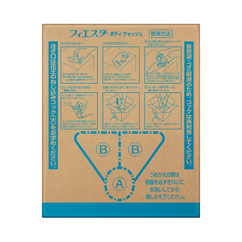 花王 フィエスタ ボディウォッシュ 業務用 10L 1箱