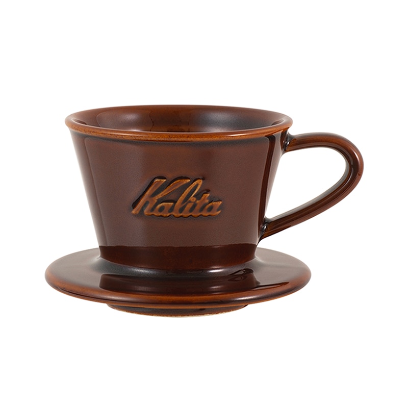 カリタ ドリッパー MI155 グロスブラウン 01113 1個（ご注文単位1個）【直送品】