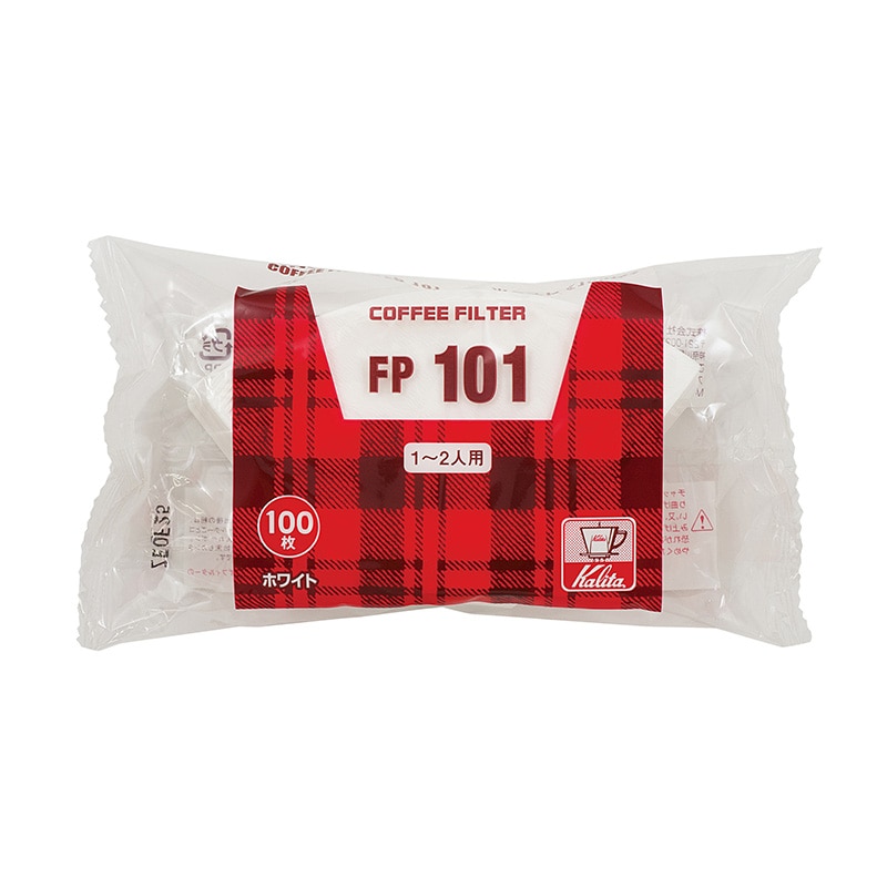 カリタ コーヒーフィルター　ロシ FP101　1～2人用 ホワイト　11109 1パック（ご注文単位60パック）【直送品】
