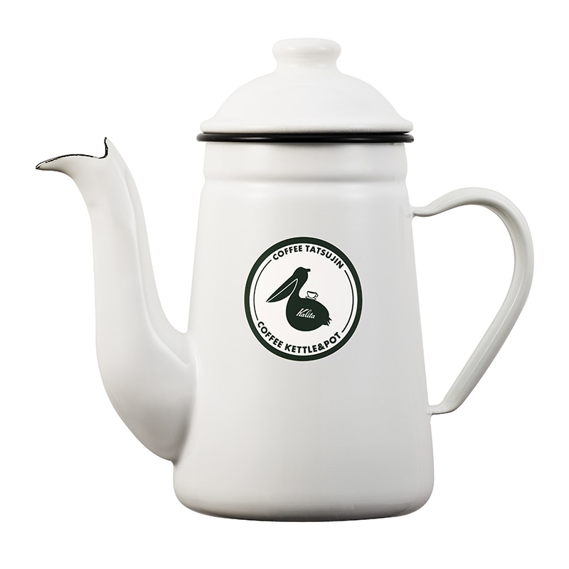 カリタ ドリップポット コーヒー達人 ペリカン1L ホワイト 52301 1個（ご注文単位1個）【直送品】