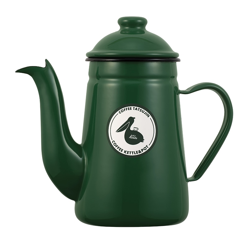 カリタ ドリップポット コーヒー達人 ペリカン1L グリーン 52309 1個（ご注文単位1個）【直送品】