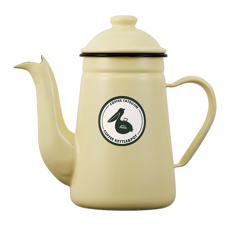 カリタ ドリップポット コーヒー達人 ペリカン1L イエロー 52311 1個（ご注文単位1個）【直送品】
