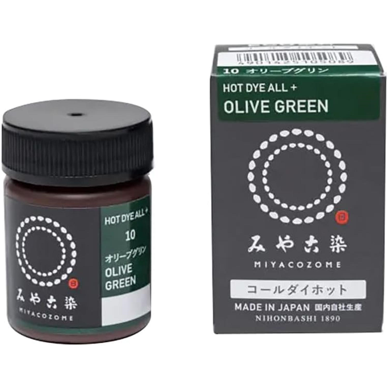 桂屋 染料みやこ染めコールダイホットECOオリーブグリーン 約20g ポリ瓶 1個入 ECOH-10 1個（ご注文単位1個）【直送品】
