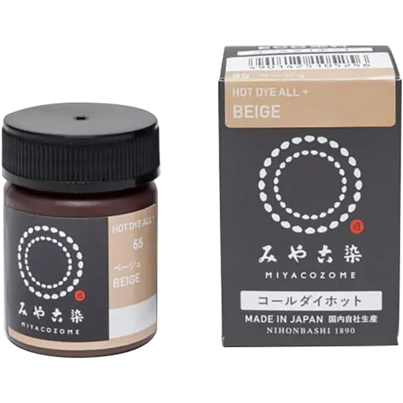 桂屋 染料みやこ染めコールダイホットECOベージュ 約20g ポリ瓶 1個入 ECOH-65 1個（ご注文単位1個）【直送品】