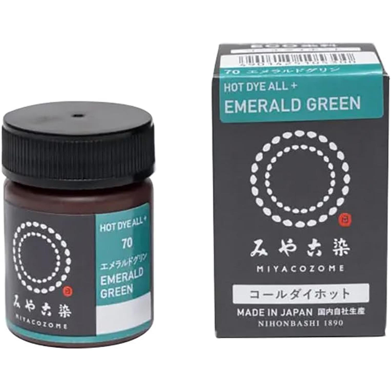 桂屋 染料みやこ染めコールダイホットECOエメラルドグリン 約20g ポリ瓶 1個入 ECOH-70 1個（ご注文単位1個）【直送品】